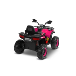 Pojazd akumulatorowy QUAD GIGANT Pink Toyz by Caretero 4 mocne silniki 45 W, oświetlenie LED, pilot